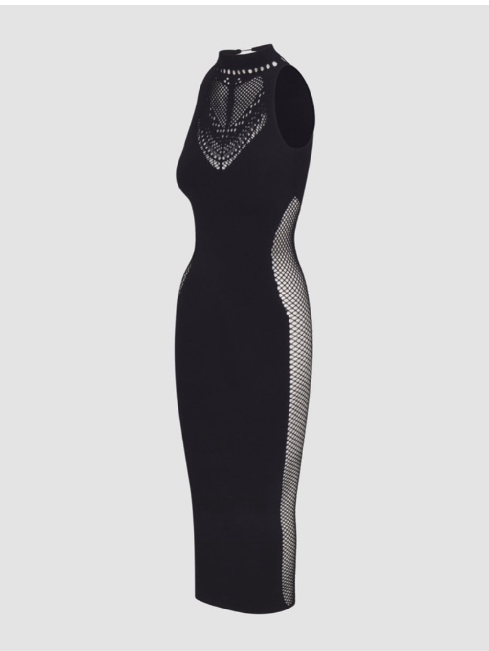 Savage X Fenty Black Viva La Diva Seamless Maxi Dress β NWT Size fits XS-XL
